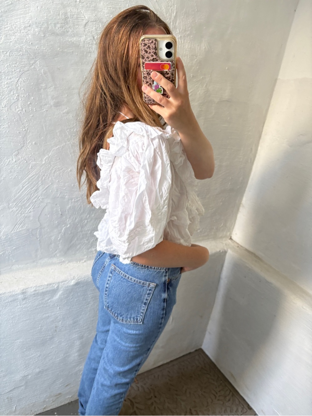 Beautiful ruffled smocked blouse - Picture 12 of 14